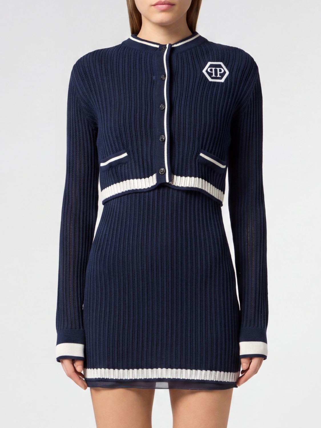 PHILIPP PLEIN Cardigan Donna colore Blue Navy