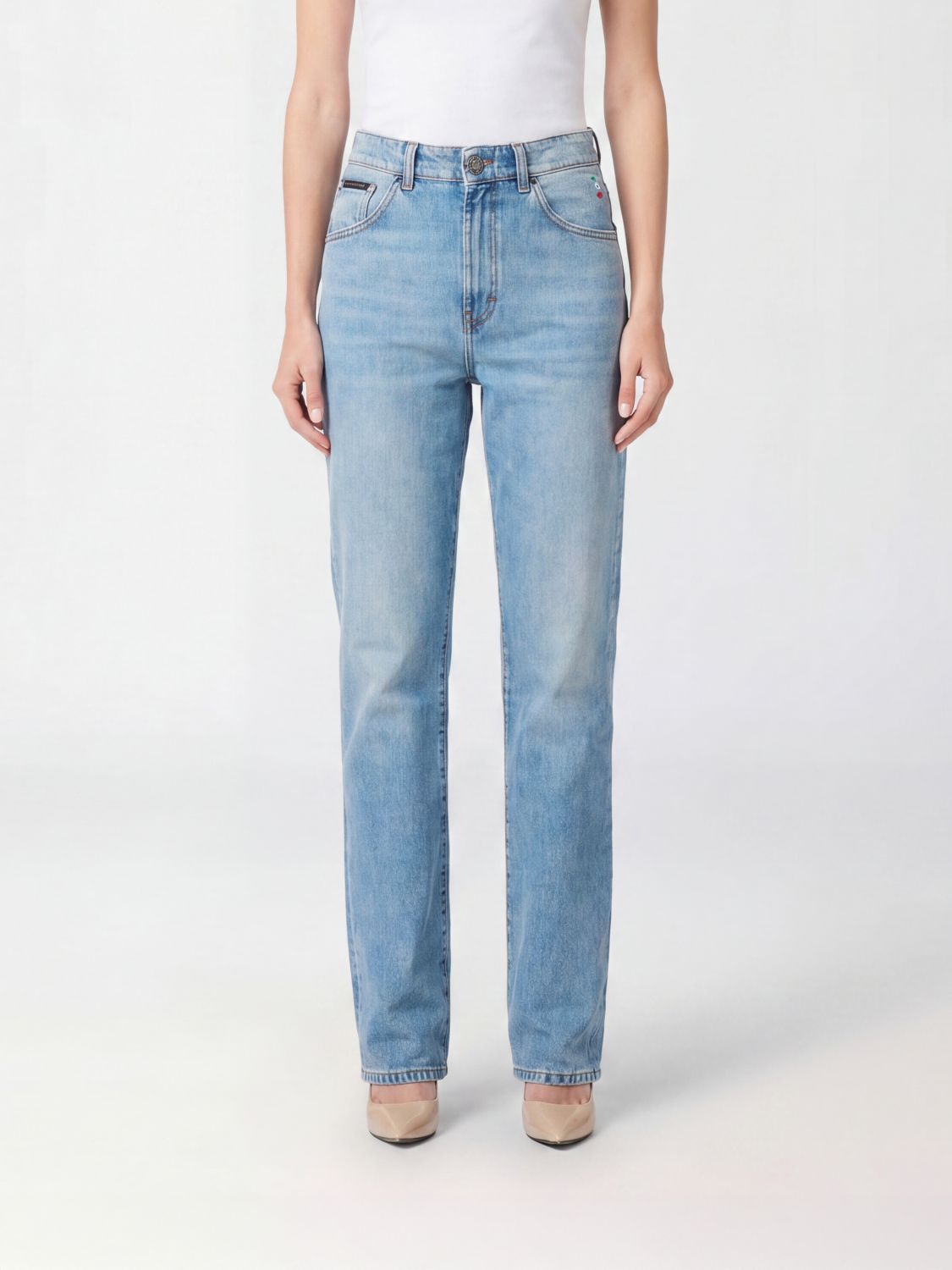 PHILIPP PLEIN Jeans Donna colore Denim