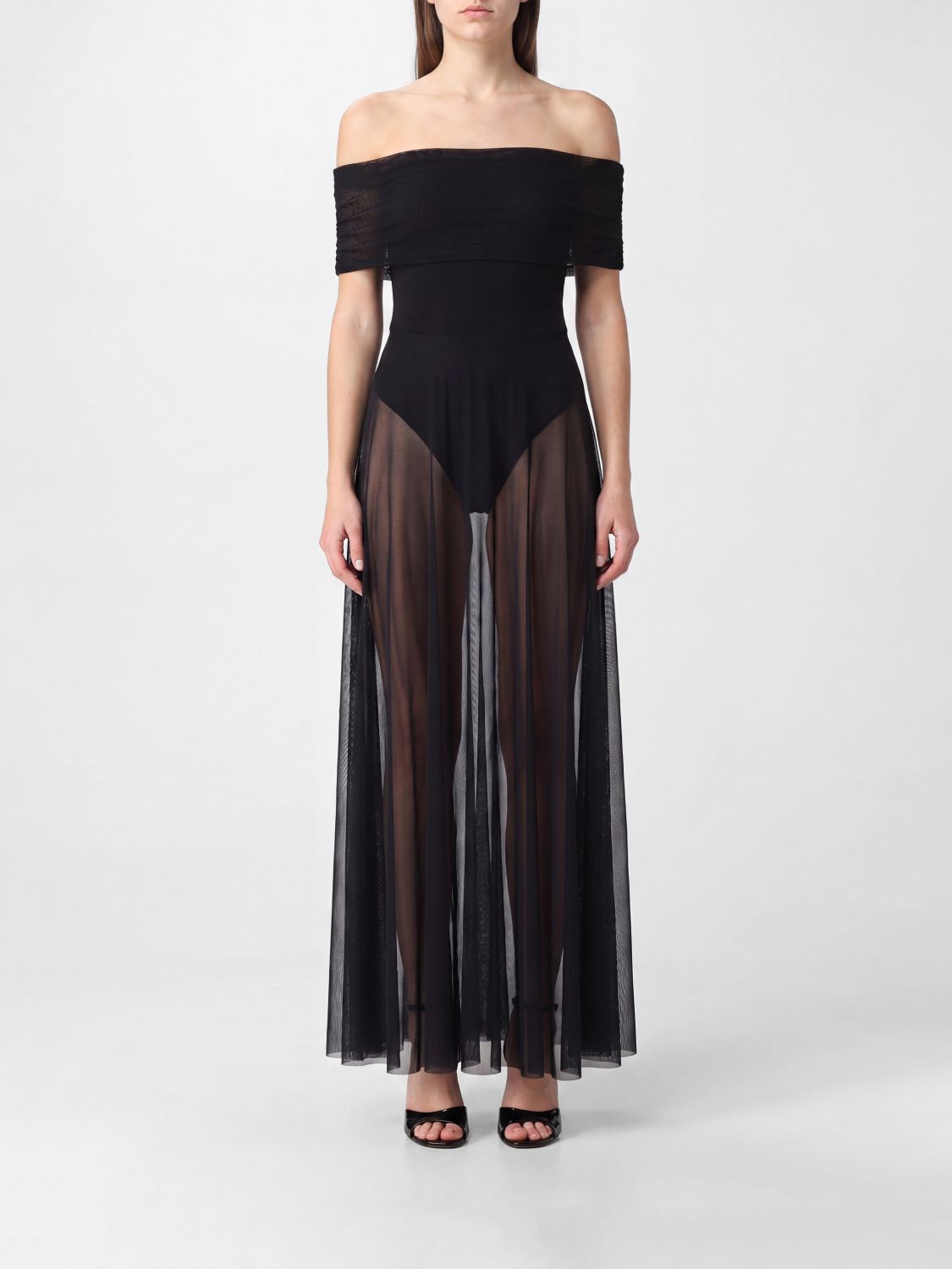 NORMA KAMALI Abito midi in jersey