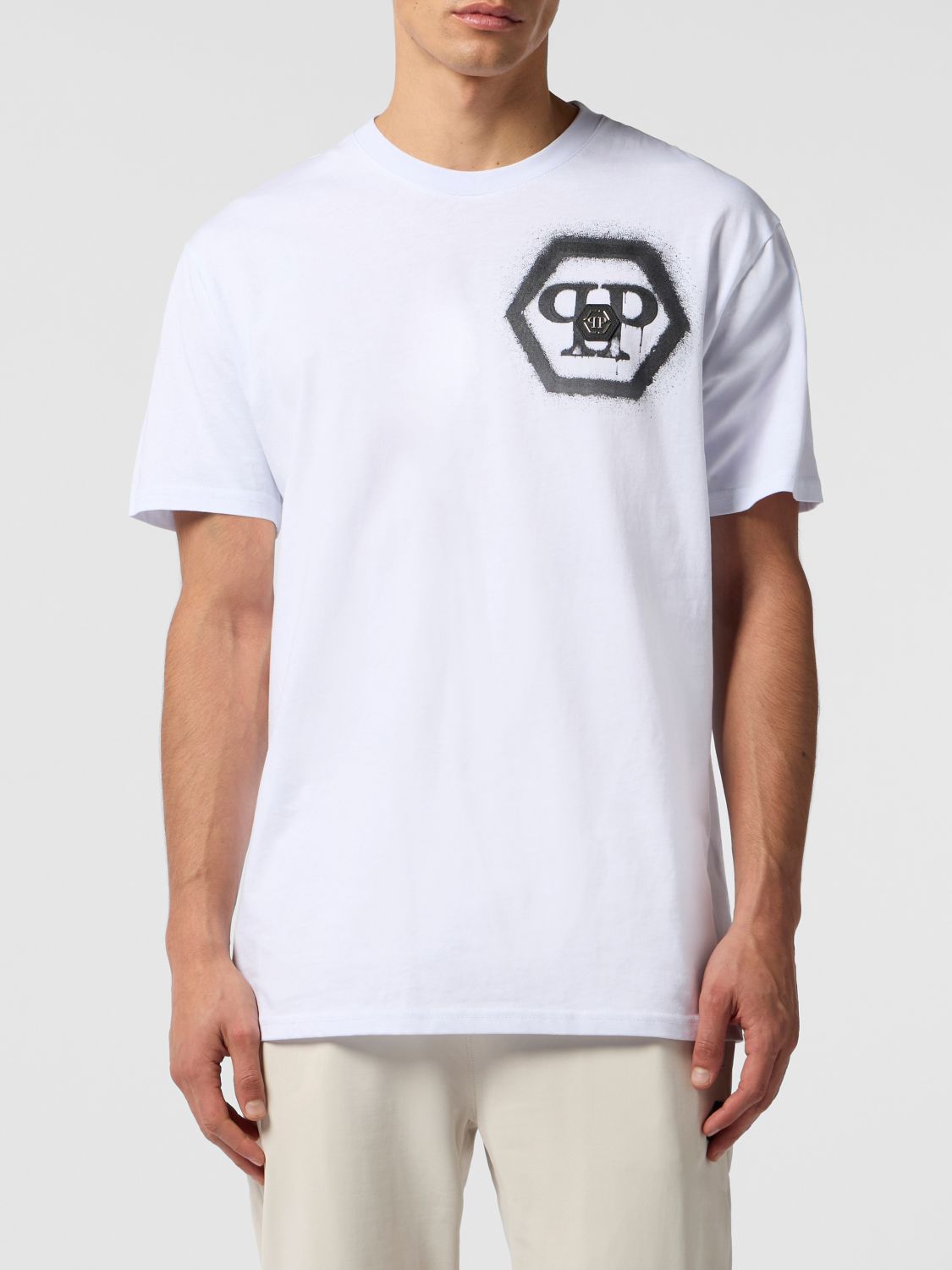 PHILIPP PLEIN T-Shirt Uomo colore Bianco