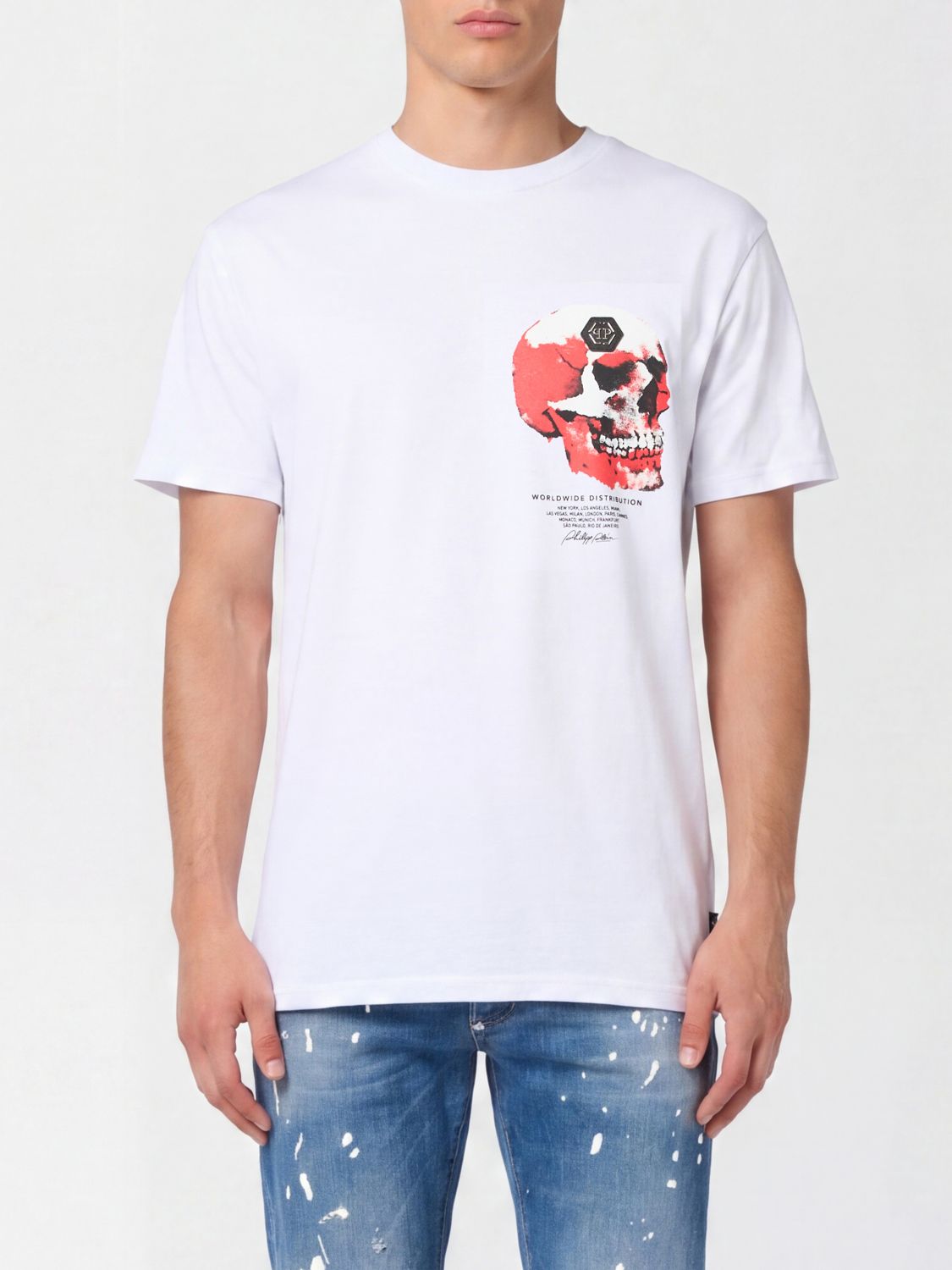 PHILIPP PLEIN T-Shirt Men color White