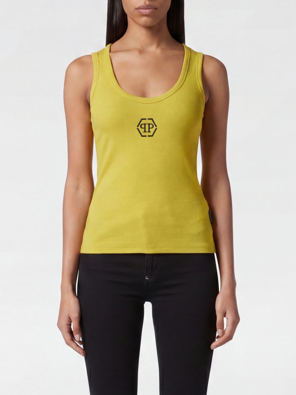 PHILIPP PLEIN Top in misto cotone PP