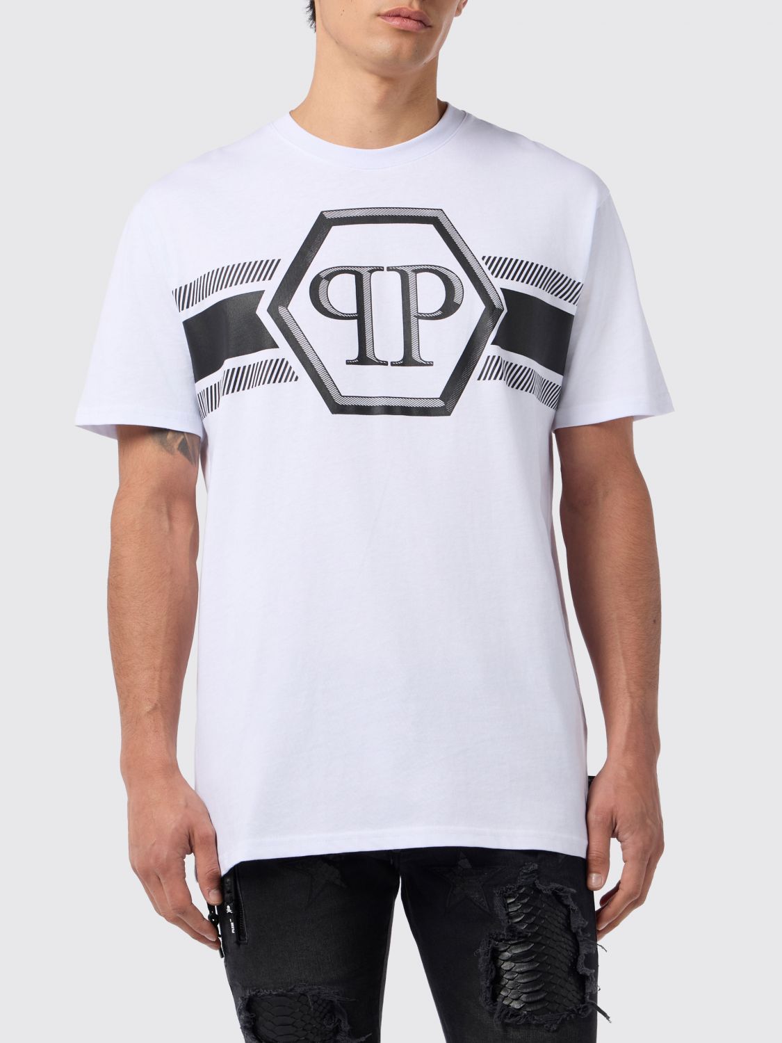 PHILIPP PLEIN T-shirt PP in cotone