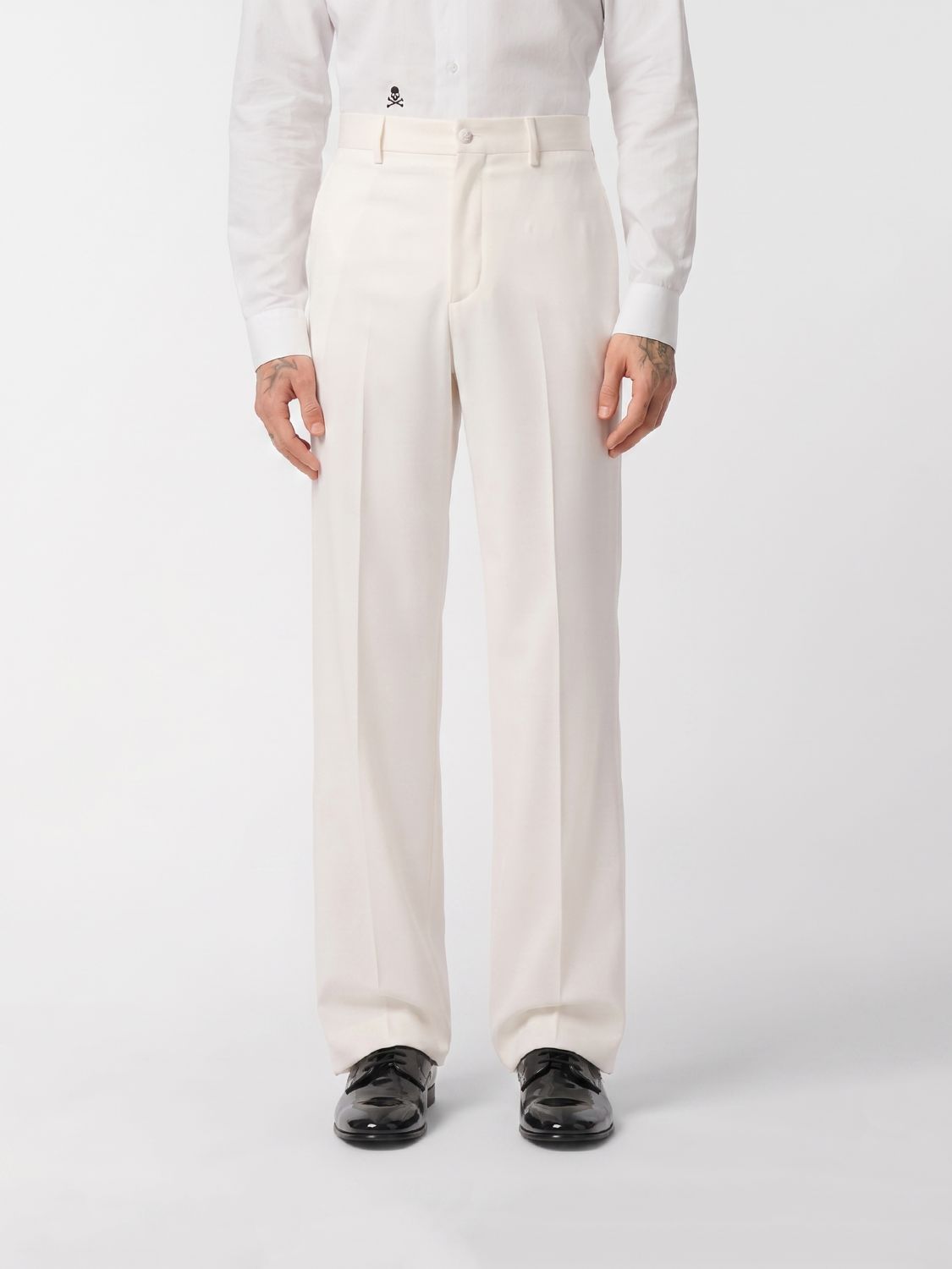 PHILIPP PLEIN Twill Tailored Trousers
