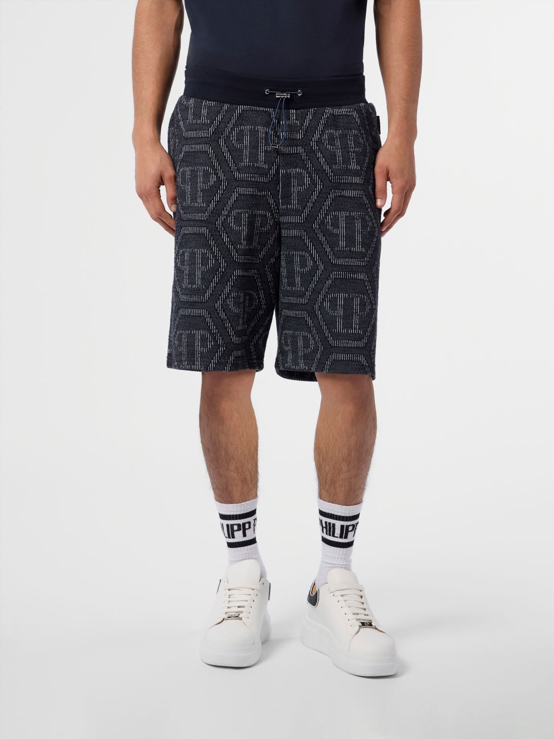 PHILIPP PLEIN Shorts Men color Navy