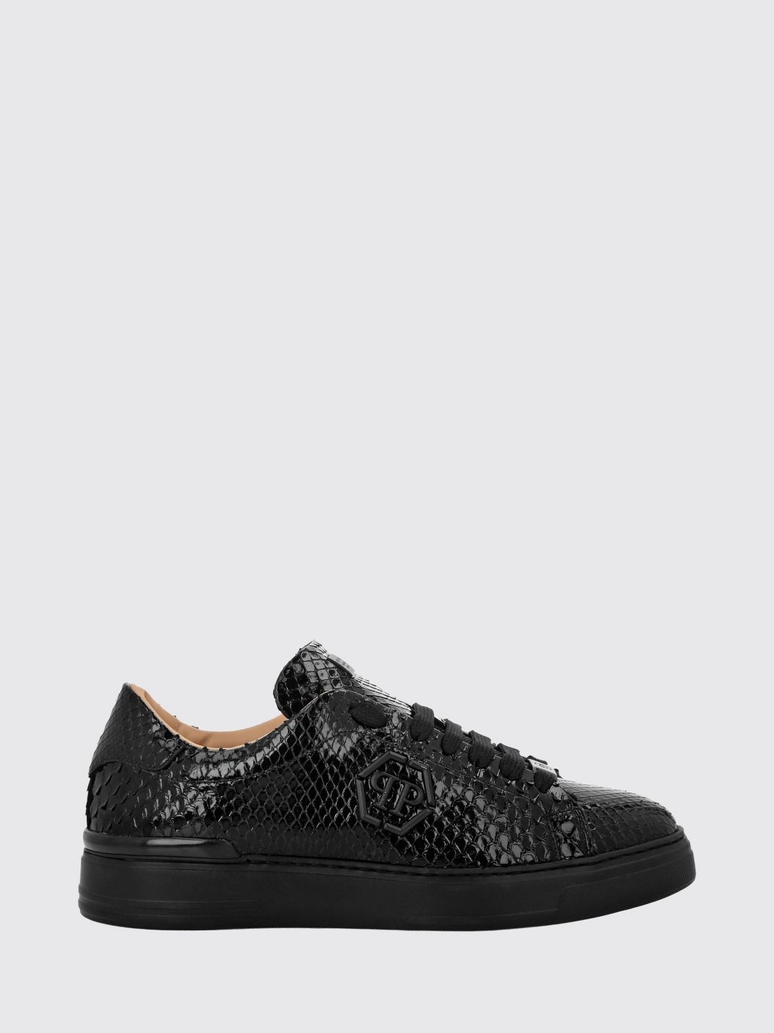 PHILIPP PLEIN Python Leather Sneakers