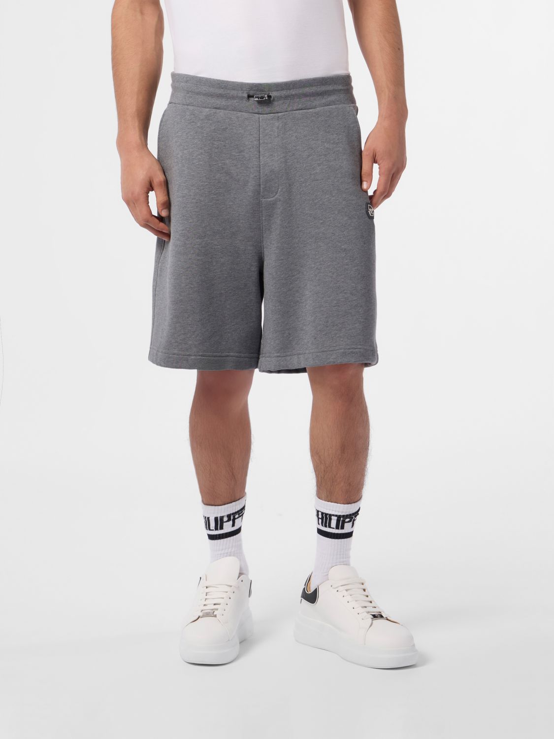 PHILIPP PLEIN Shorts Men color Grey