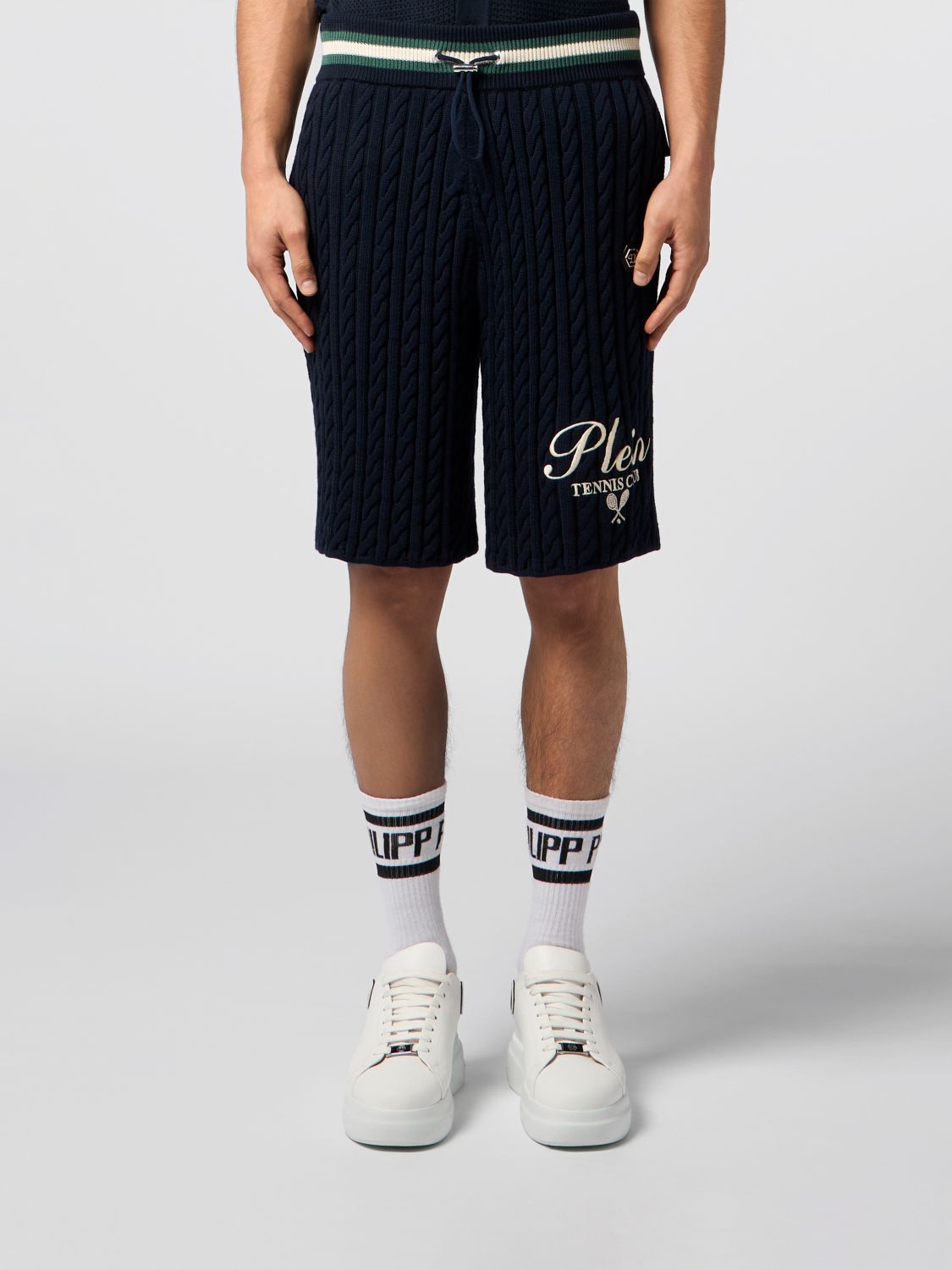 PHILIPP PLEIN Pantaloncini in maglia