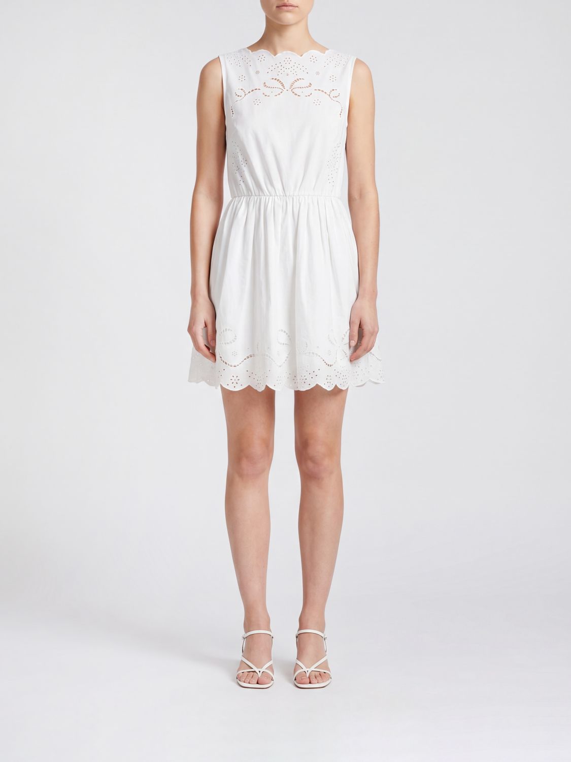 SELF-PORTRAIT Dress Woman color White