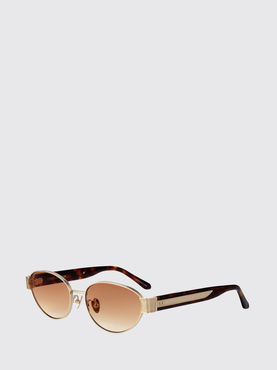 LINDA FARROW Sheri titanium and acetate sunglasses