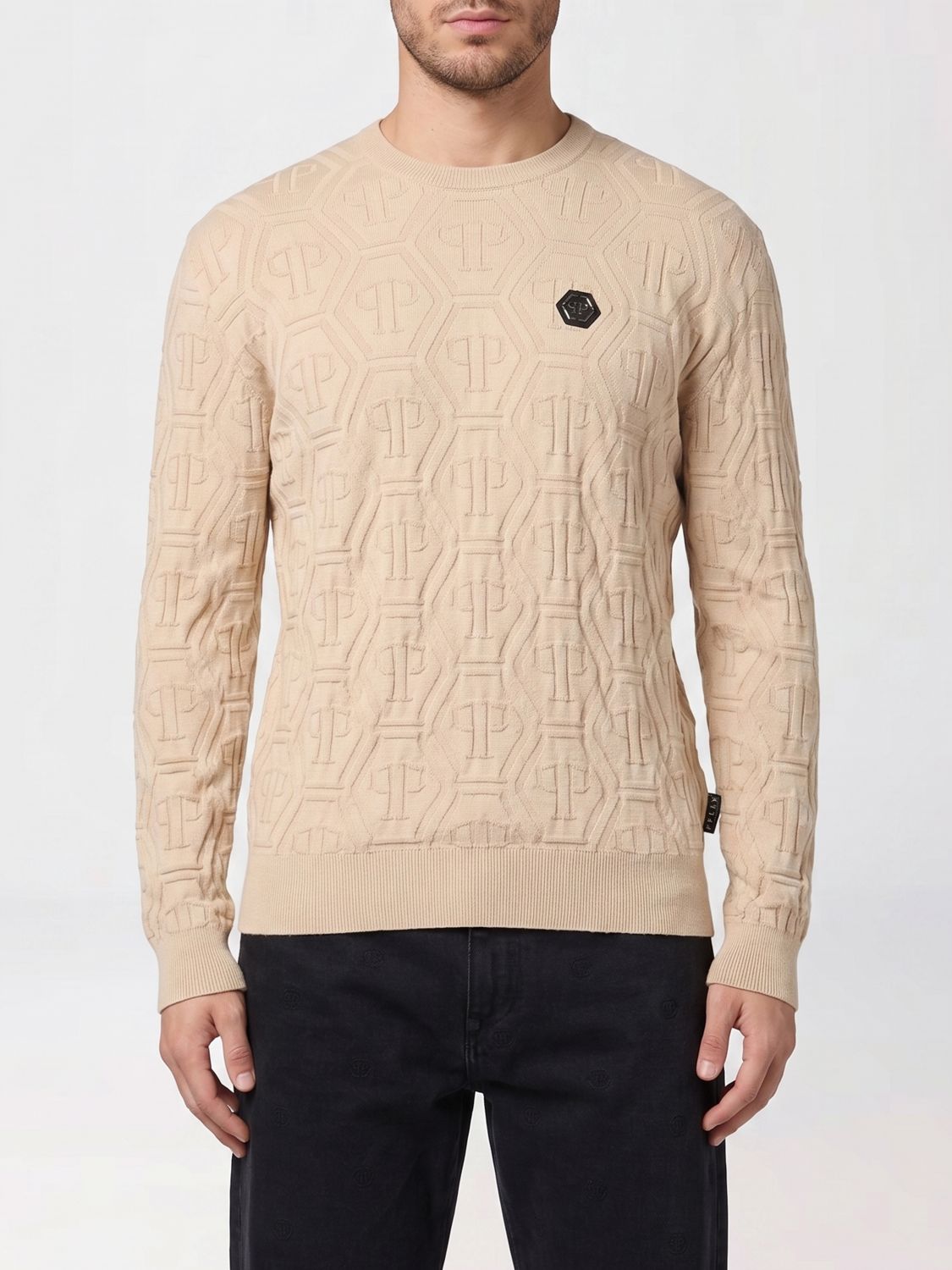 PHILIPP PLEIN Sweater Men color Beige