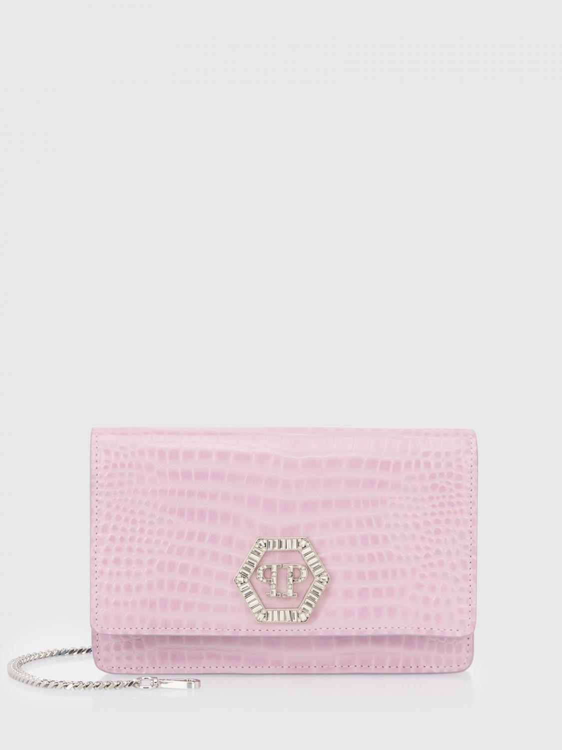PHILIPP PLEIN Clutch Woman color Fuchsia