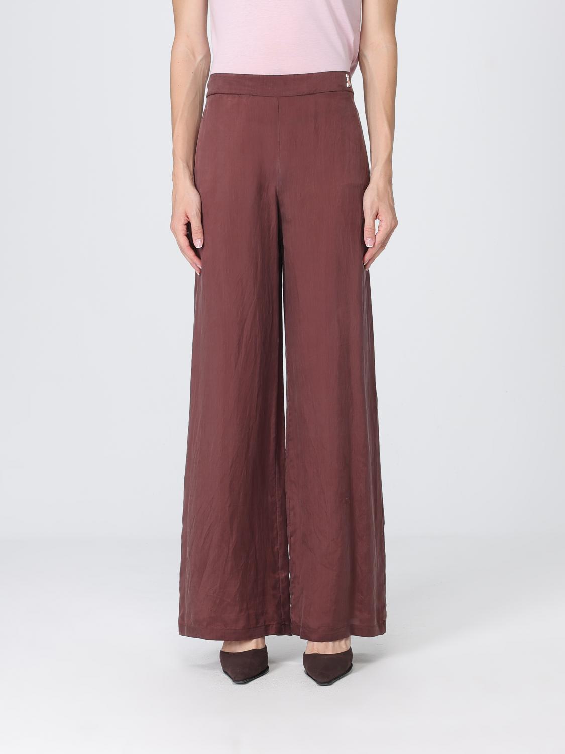 Patrizia Pepe Pants Woman color Brown · 44