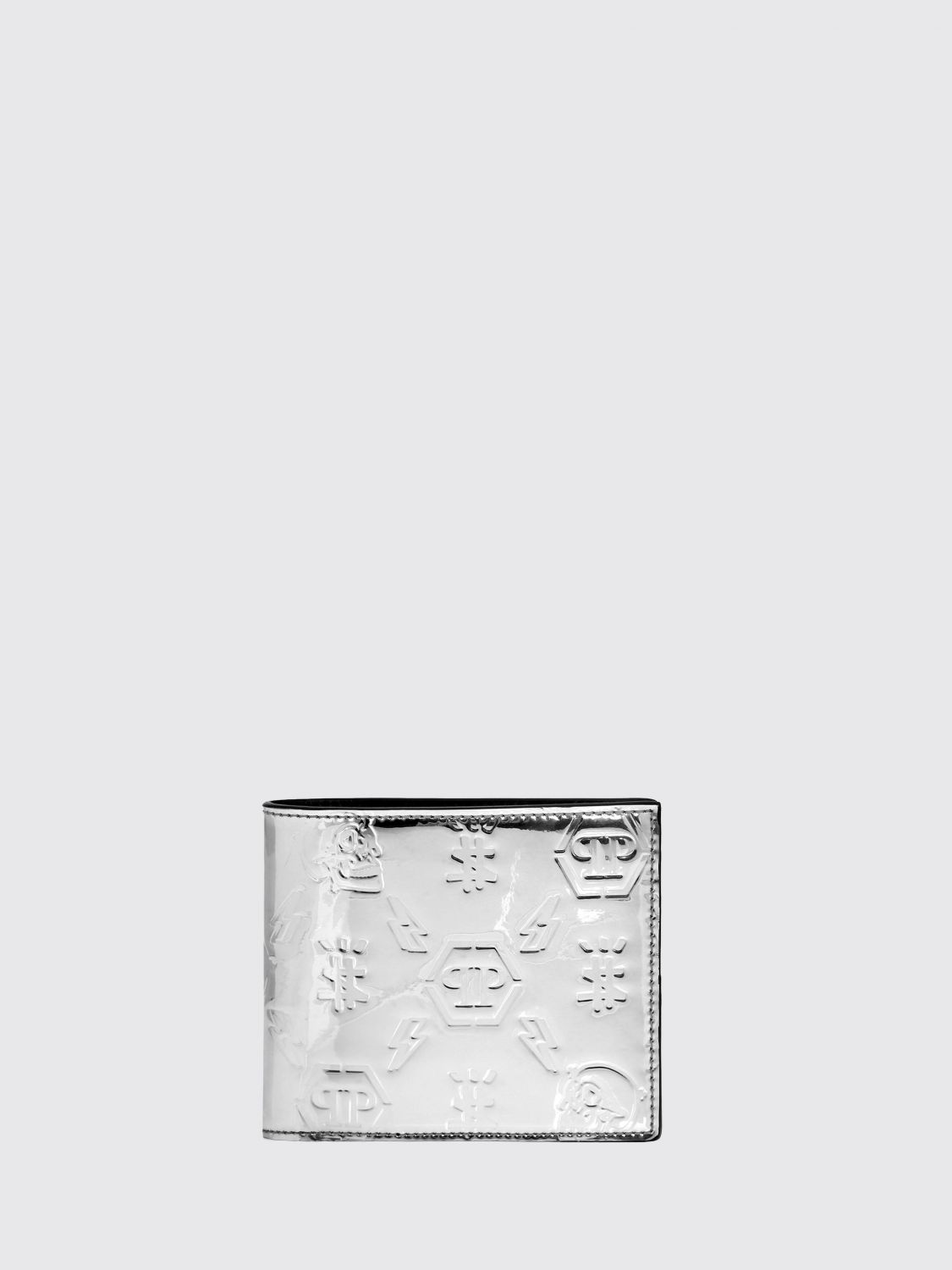 PHILIPP PLEIN PP laminated calfskin wallet