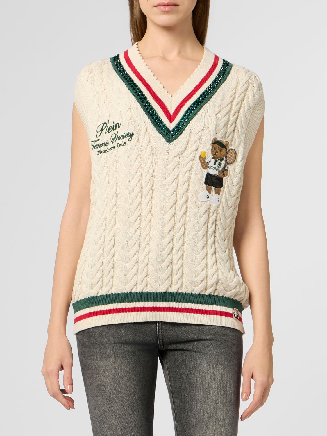 PHILIPP PLEIN Gilet Donna colore Bianco