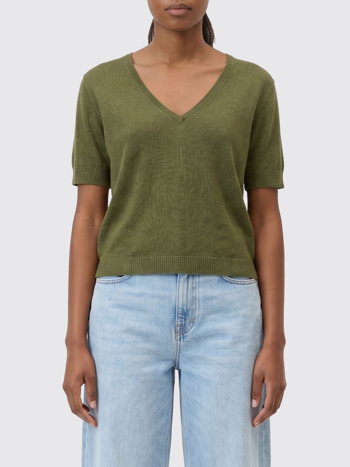 CLOSED Sweater Woman color Green