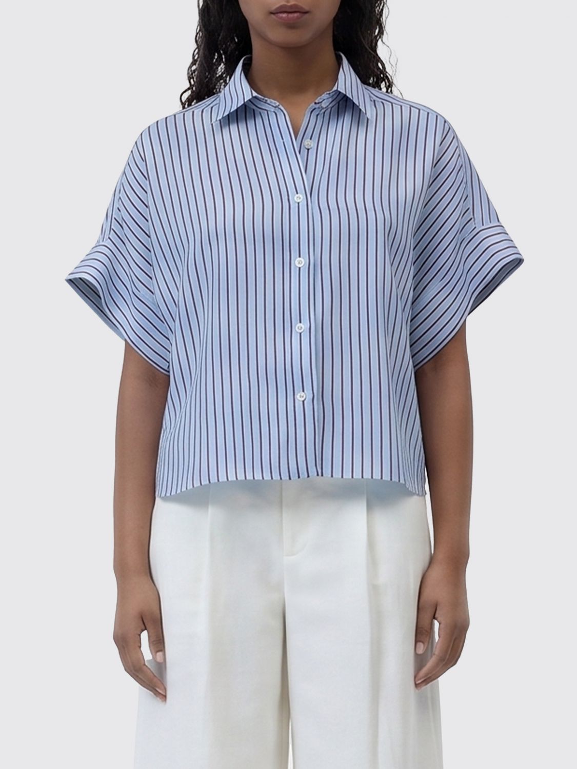 CLOSED Shirt Woman color Gnawed Blue