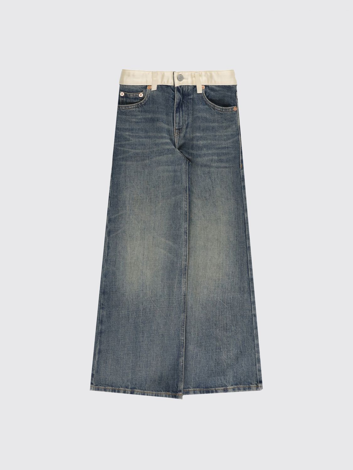 MM6 MAISON MARGIELA Jeans wide-leg in denim