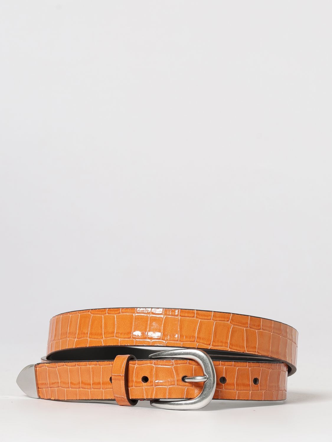 PAUL SMITH Gürtel aus Leder mit Krokoprägung