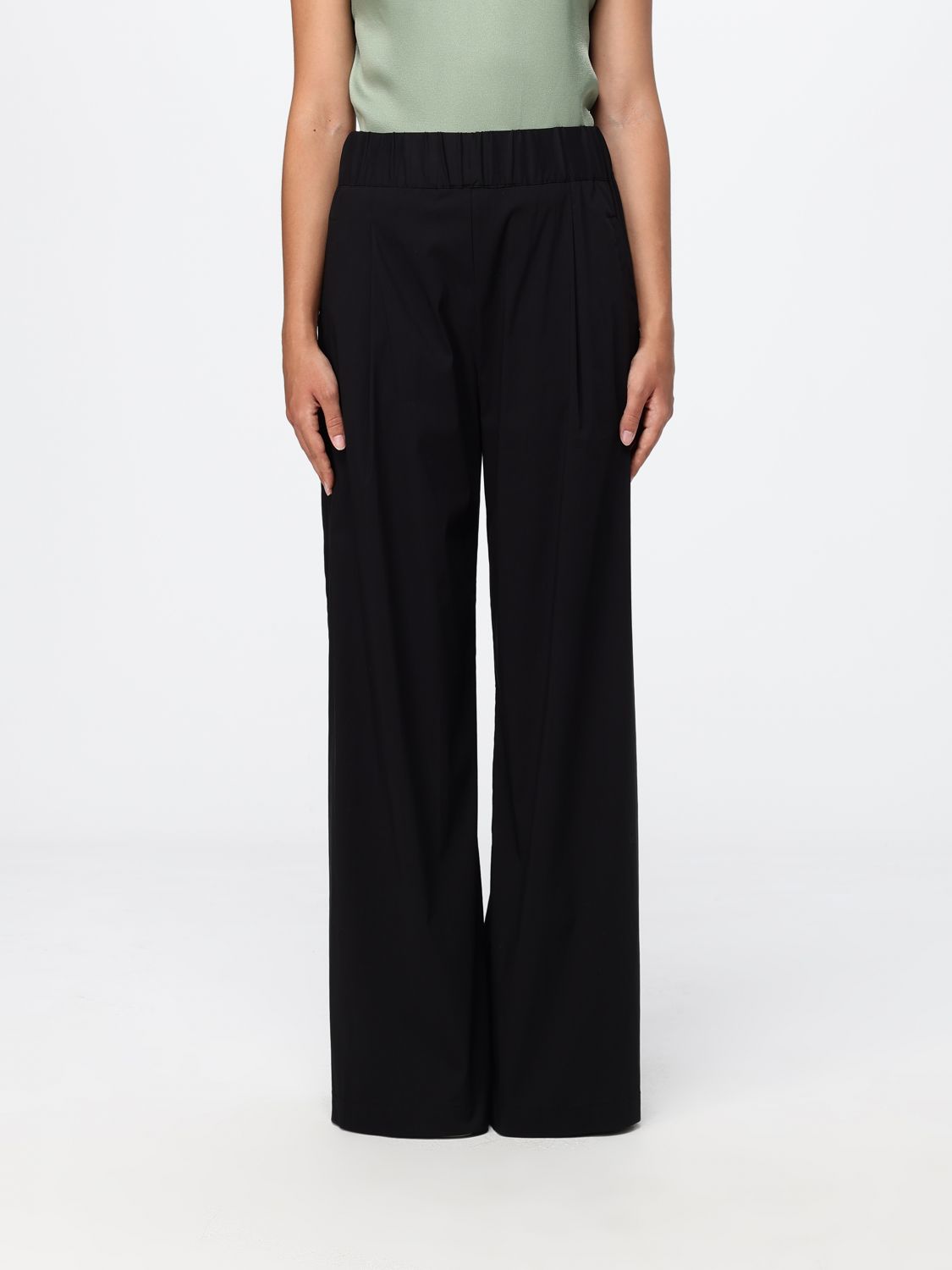 SEMICOUTURE Pantaloni Jhonny in misto cotone