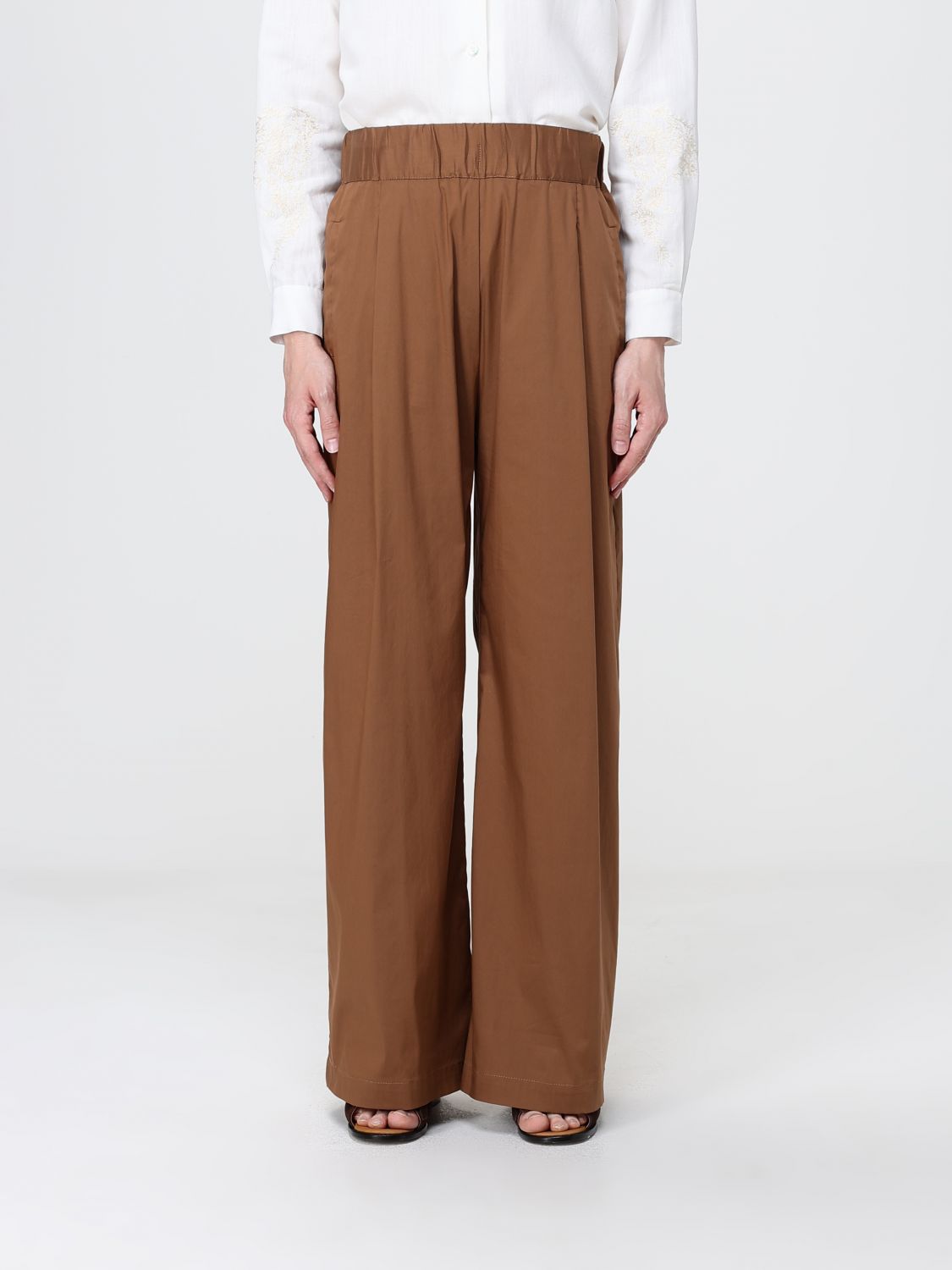 SEMICOUTURE Pants Woman color Beige