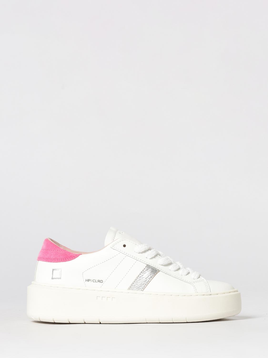 D. A.T. E. Plateau-Sneakers aus Leder