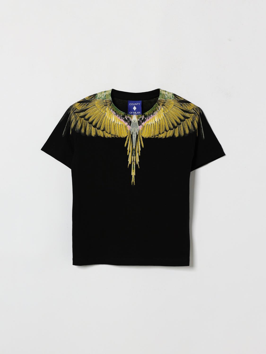 County of Milan T-shirt in cotone con stampa Icon Wings