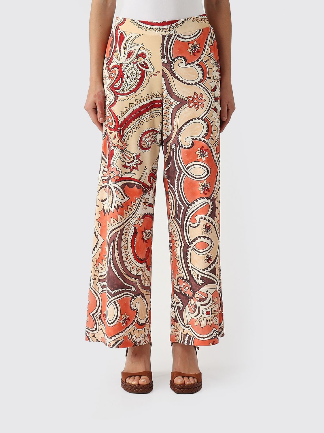 MALIPARMI Pants Woman color Salmon