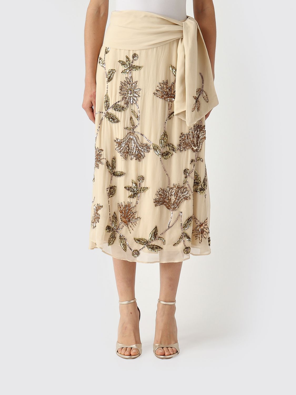MALIPARMI Skirt Woman color Beige