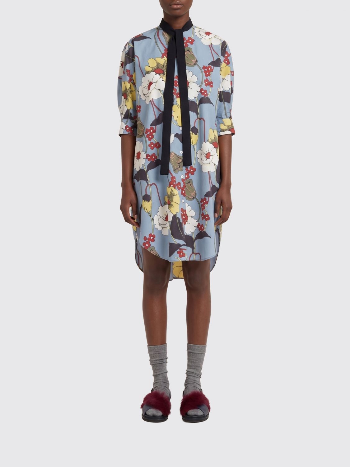 MARNI Dress Woman color Gnawed Blue