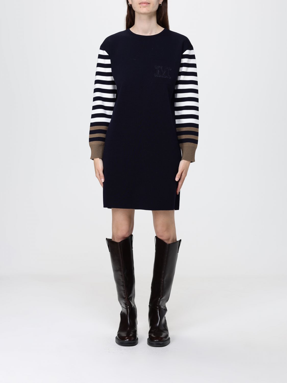 MAX MARA Dress Woman color Blue