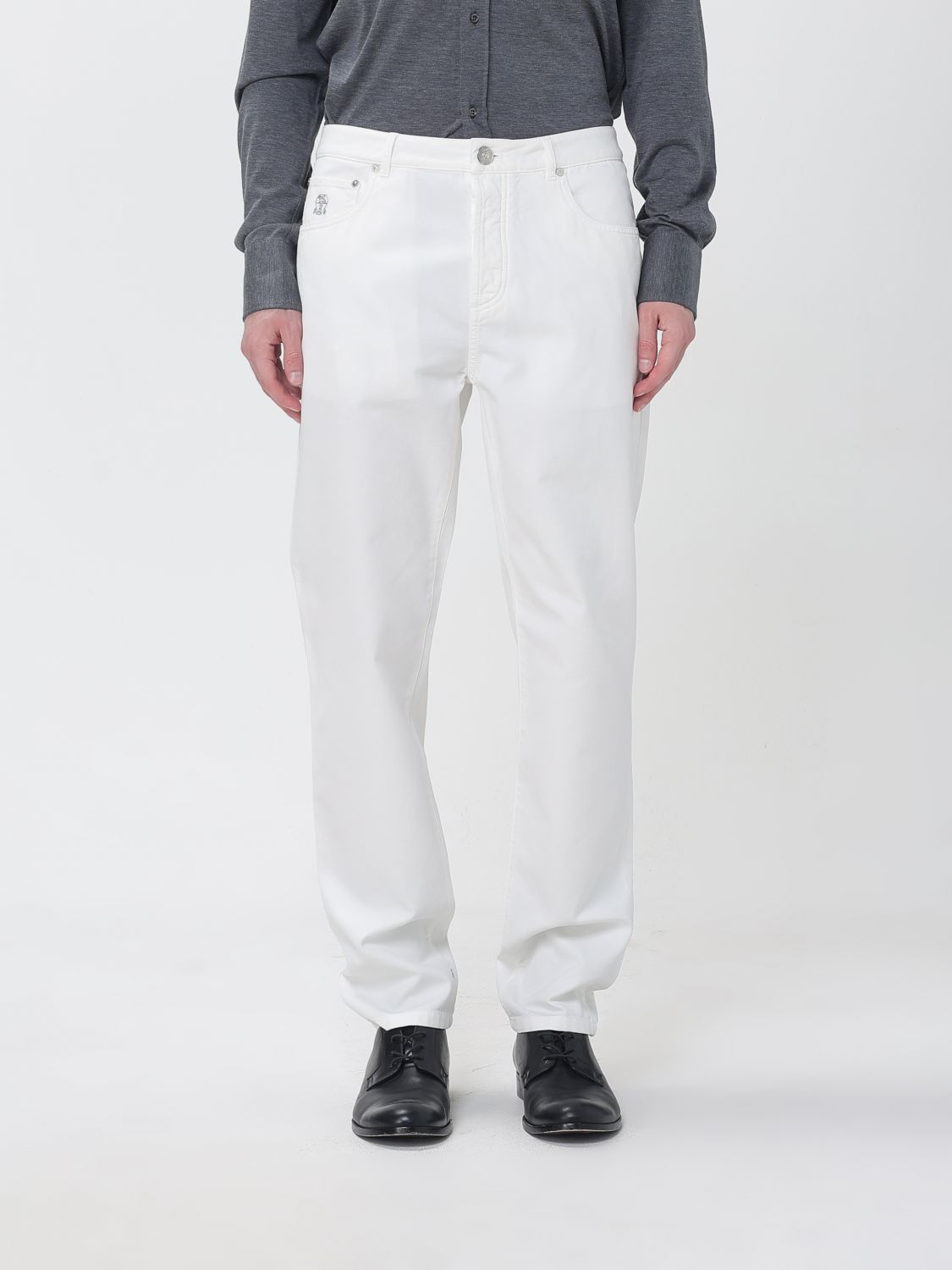 BRUNELLO CUCINELLI Jeans in denim di cotone