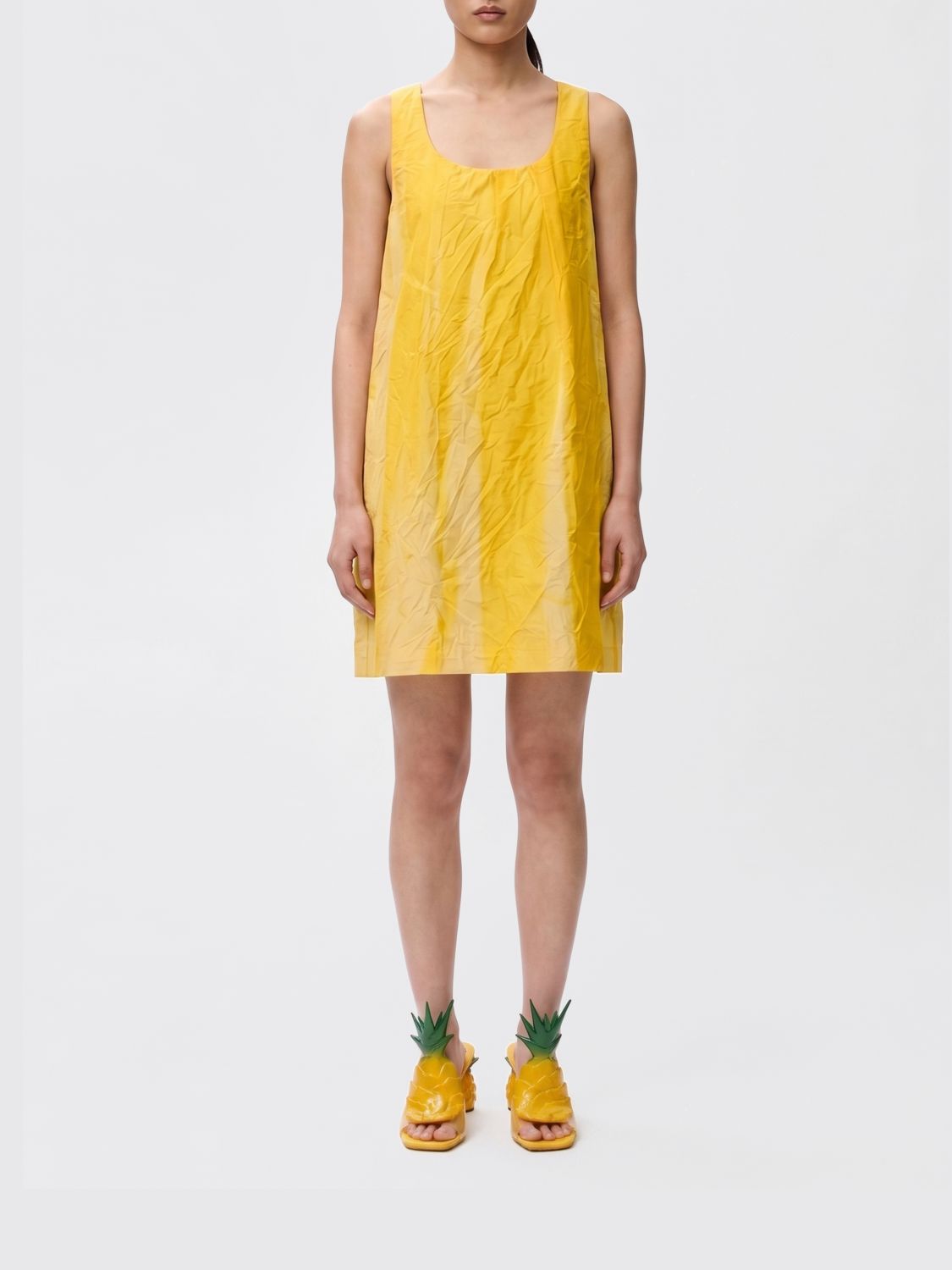 LOEWE LOEWE Dress Woman color Yellow　ロエベ ドレス ウーマン カラー イエロー