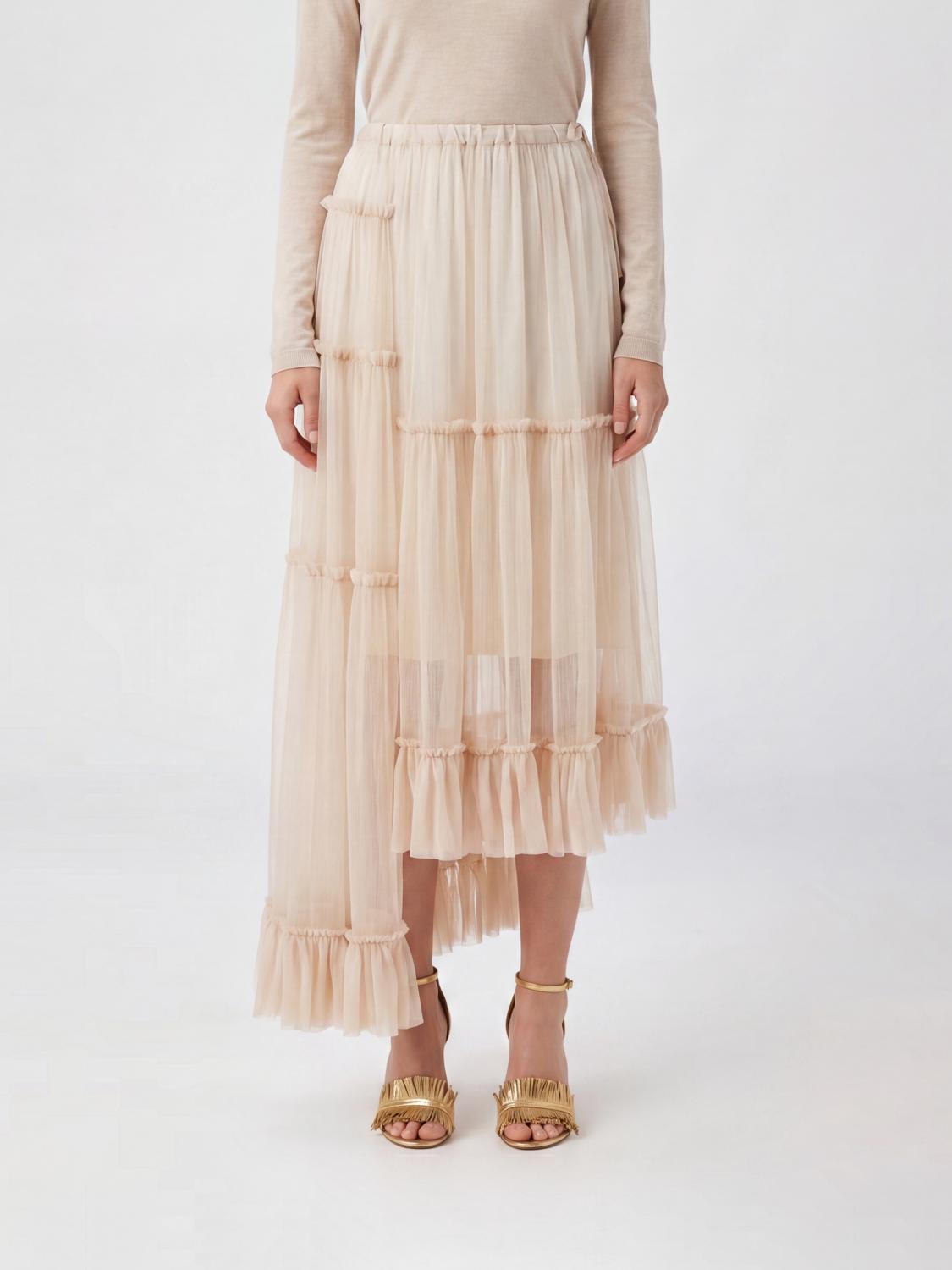 DRIES VAN NOTEN Skirt Woman color Beige