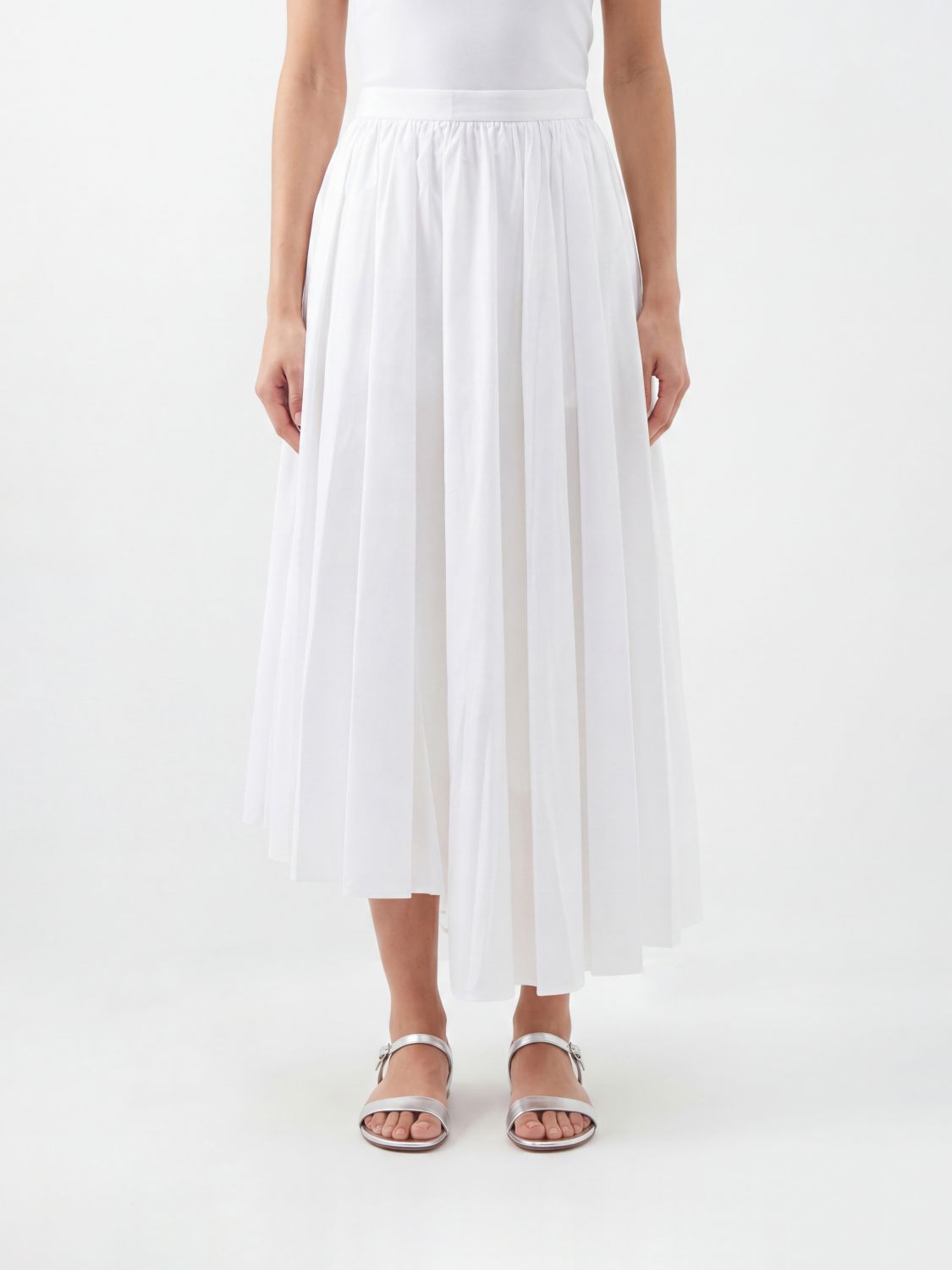 SELF-PORTRAIT Skirt Woman color White