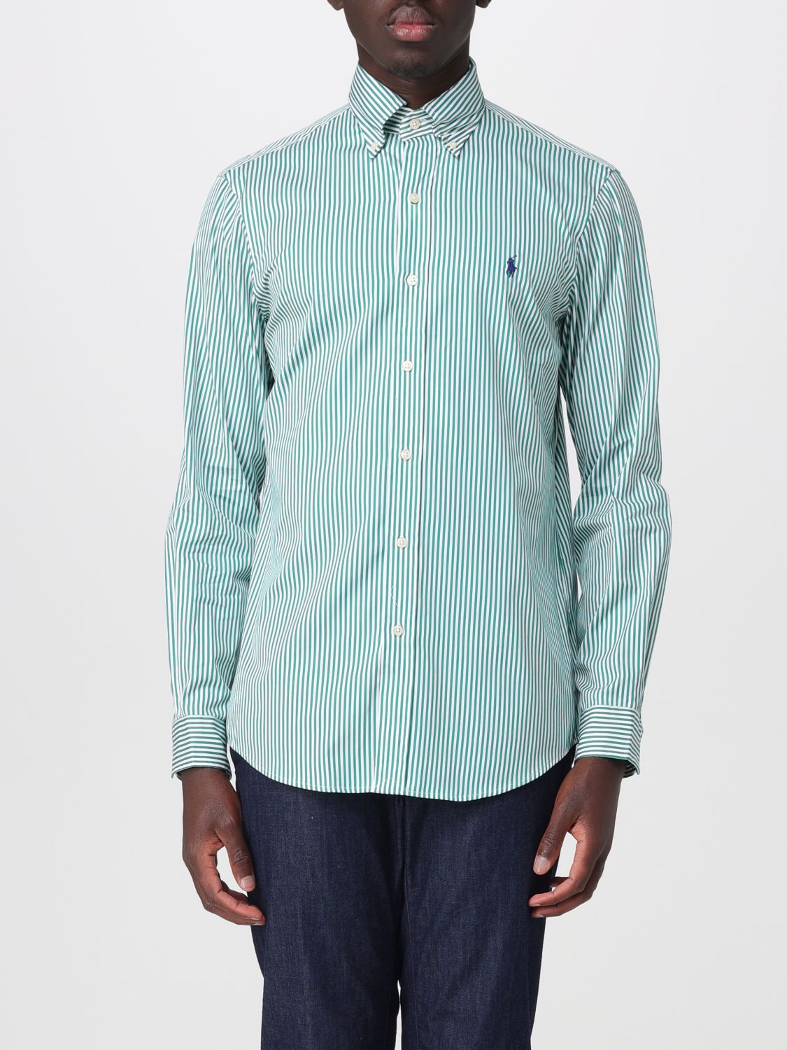 POLO RALPH LAUREN Shirt Men color Green