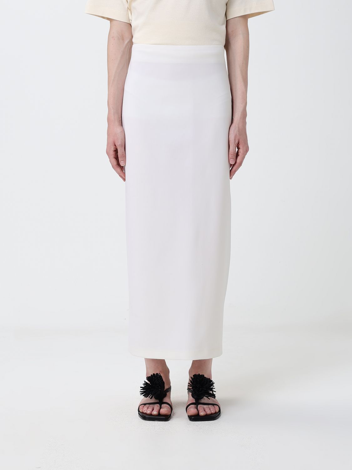 LOULOU DE SAISON Skirt Woman color Ivory