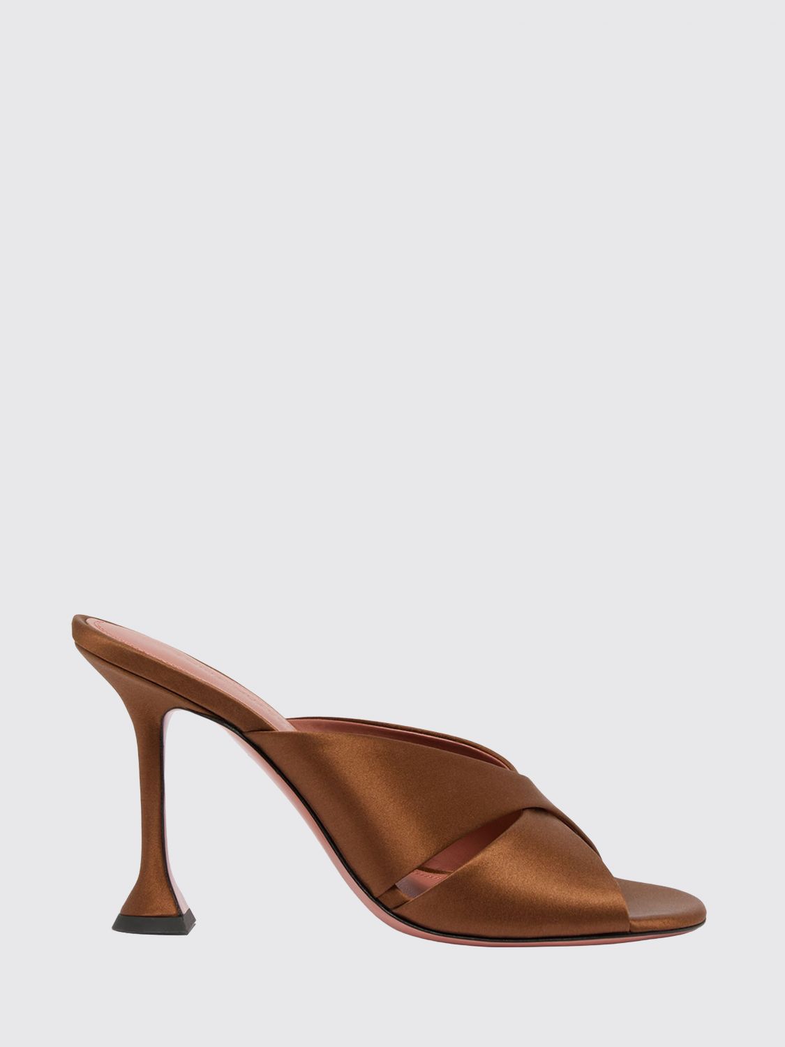AMINA MUADDI Mules Salma in raso di seta
