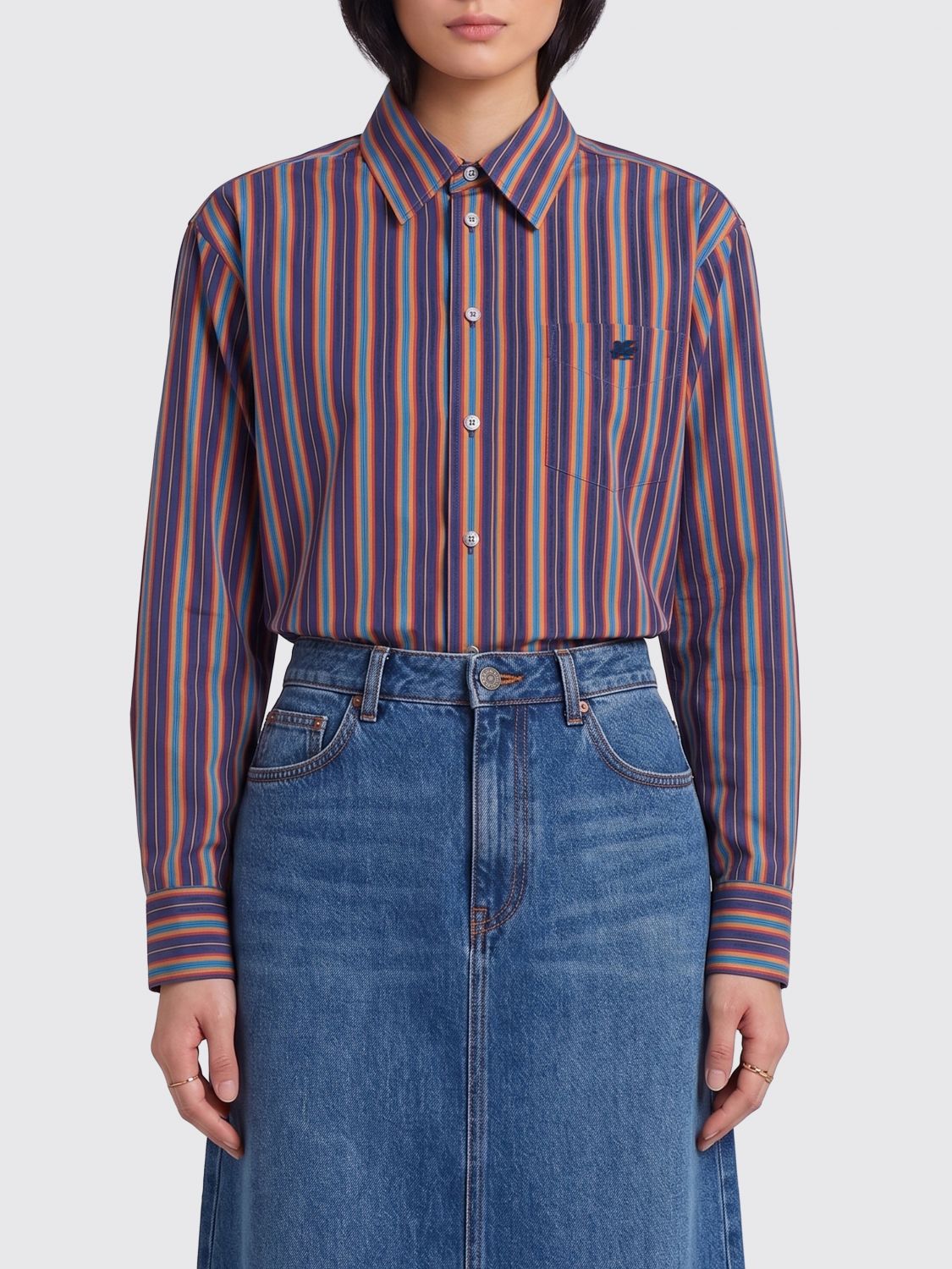 ETRO Shirt Woman color Multicolor