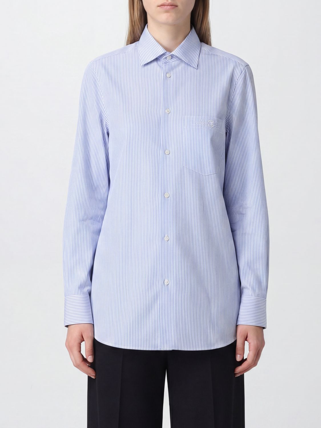 MM6 MAISON MARGIELA Camicia casual in cotone a righe