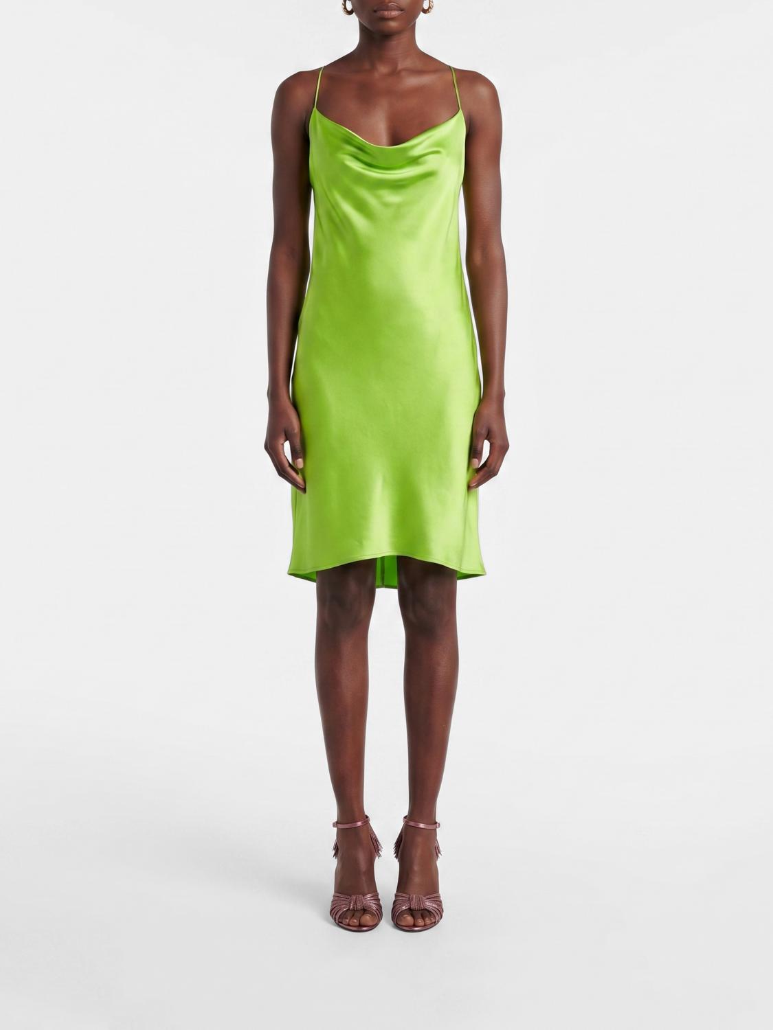 SAINT LAURENT Abito mini in seta