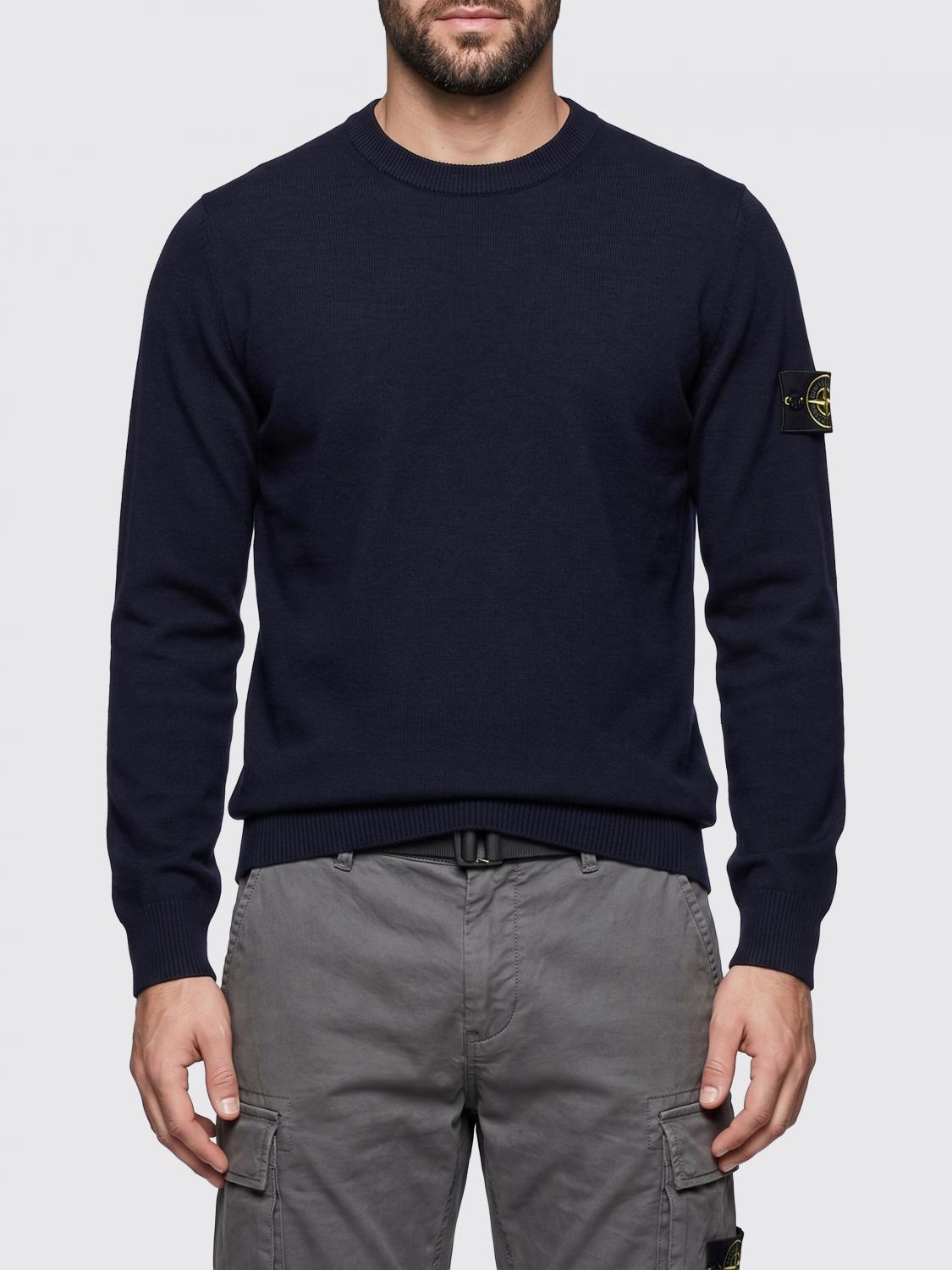 STONE ISLAND Virgin Wool Crew Neck Jumper　STONE ISLAND バージンウール クルーネック ジャンパー STONE