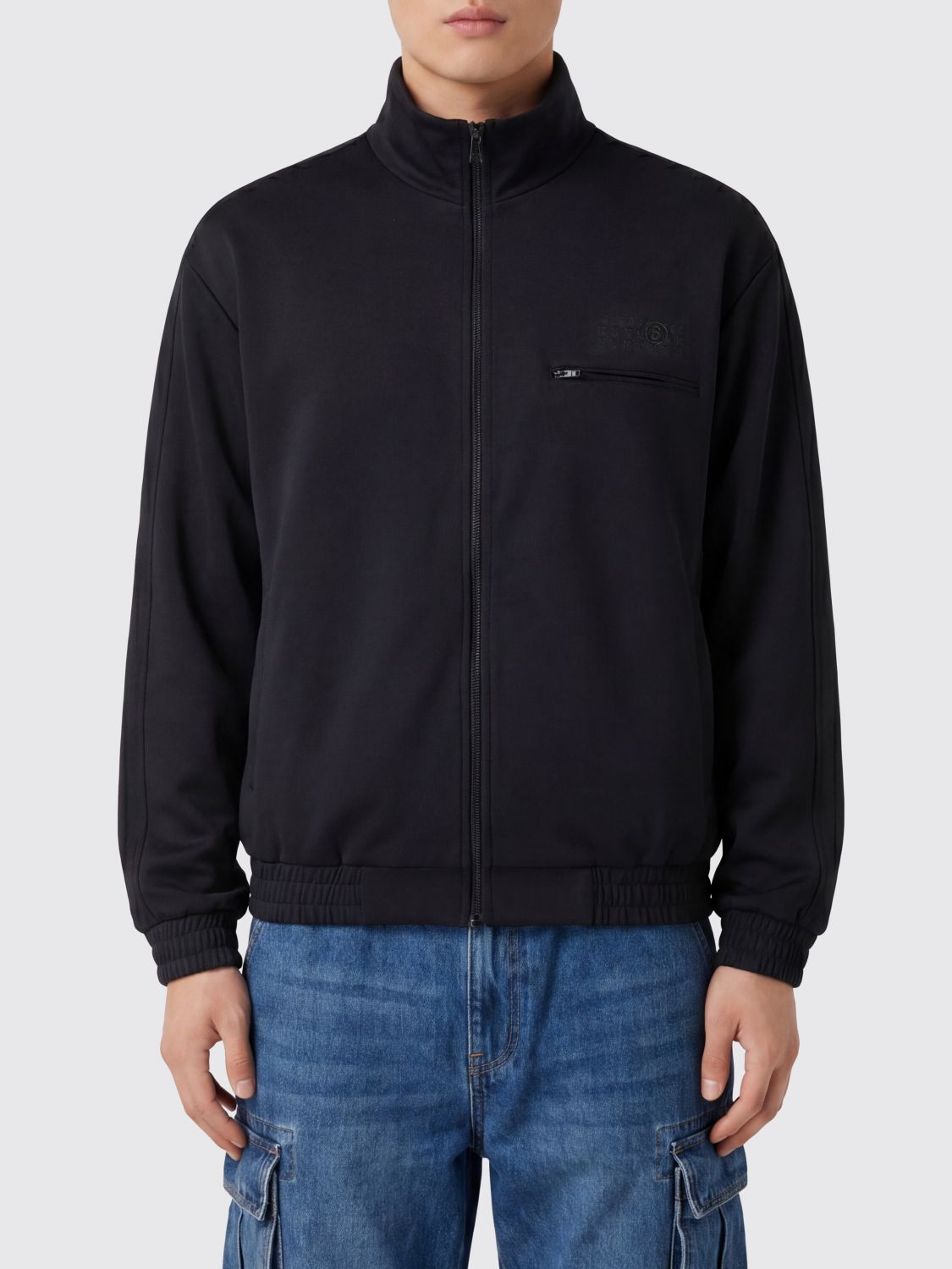 MM6 MAISON MARGIELA Cotton Zip-Up Hoodie　MM6 MAISON MARGIELA コットン ジップアップ パーカー MM6
