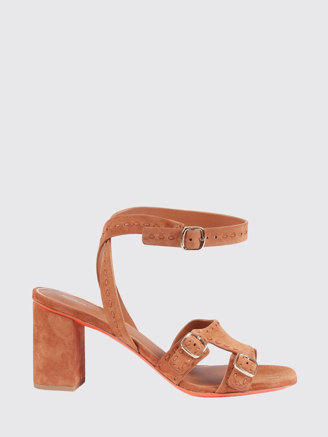 SANTONI Sandali Con Tacco Donna colore Marrone