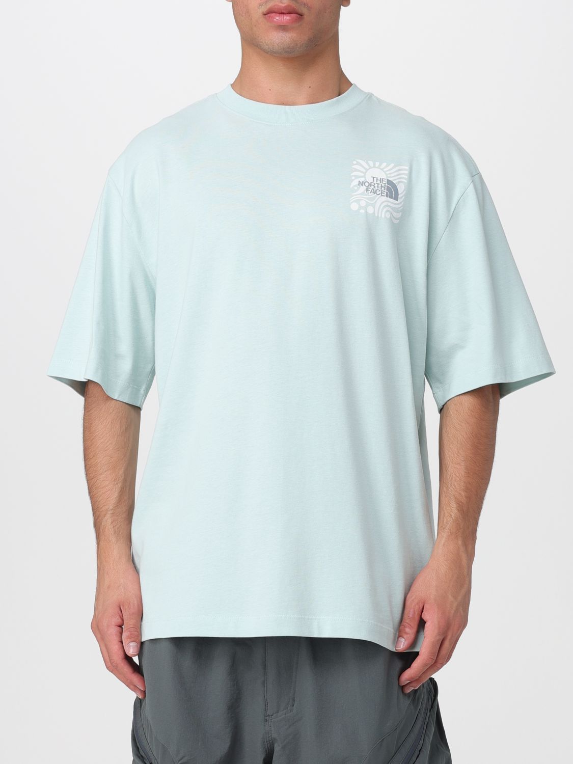 THE NORTH FACE T-Shirt Men color Green
