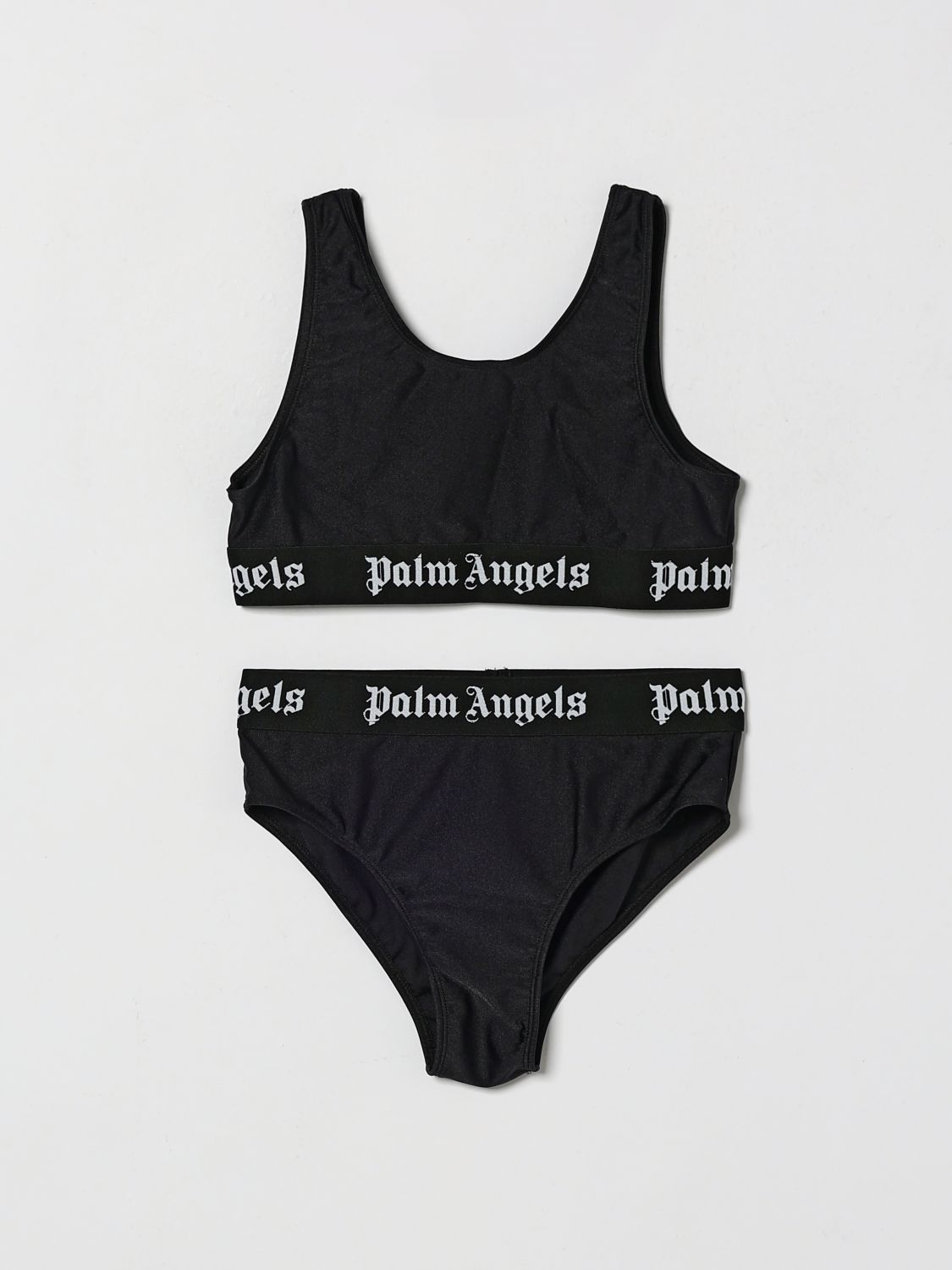 PALM ANGELS Swimsuit Kids color Black