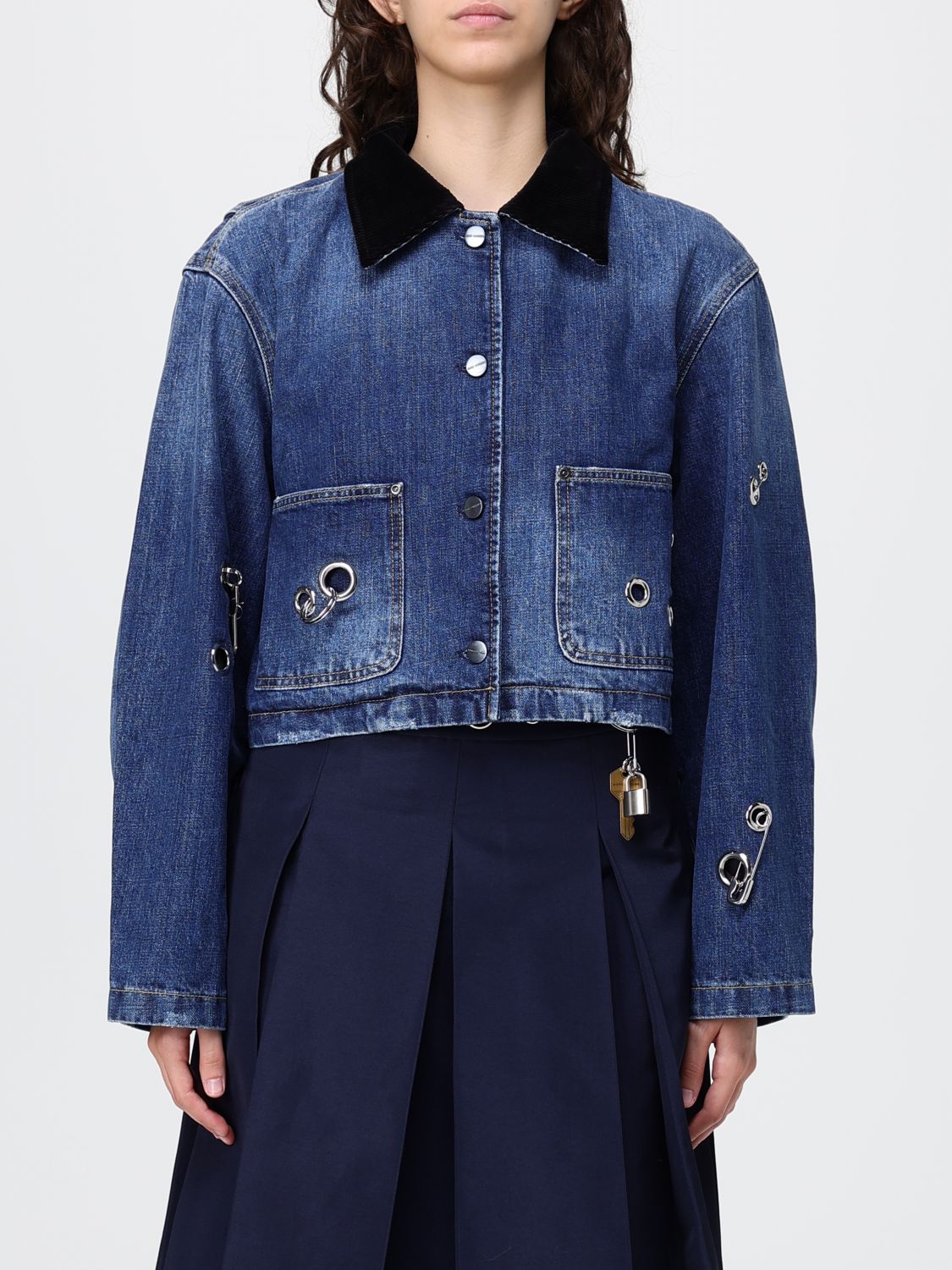 MARC JACOBS Crop Denim Jacket　MARC JACOBS クロップ デニム ジャケット MARC