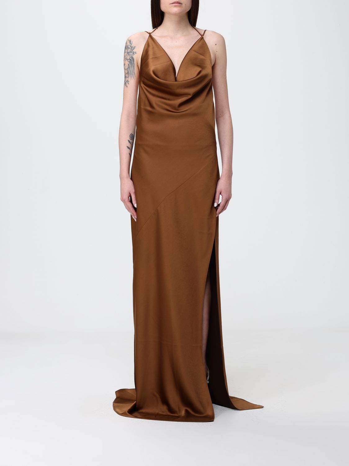 THE ANDAMANE Dress Woman color Bronze