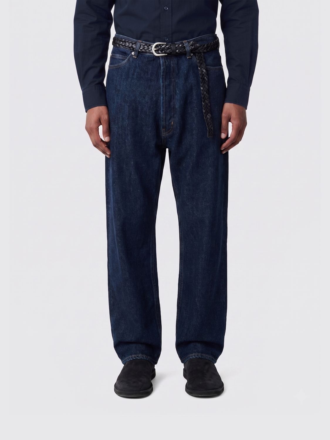 STUDIO NICHOLSON Jeans Men color Denim