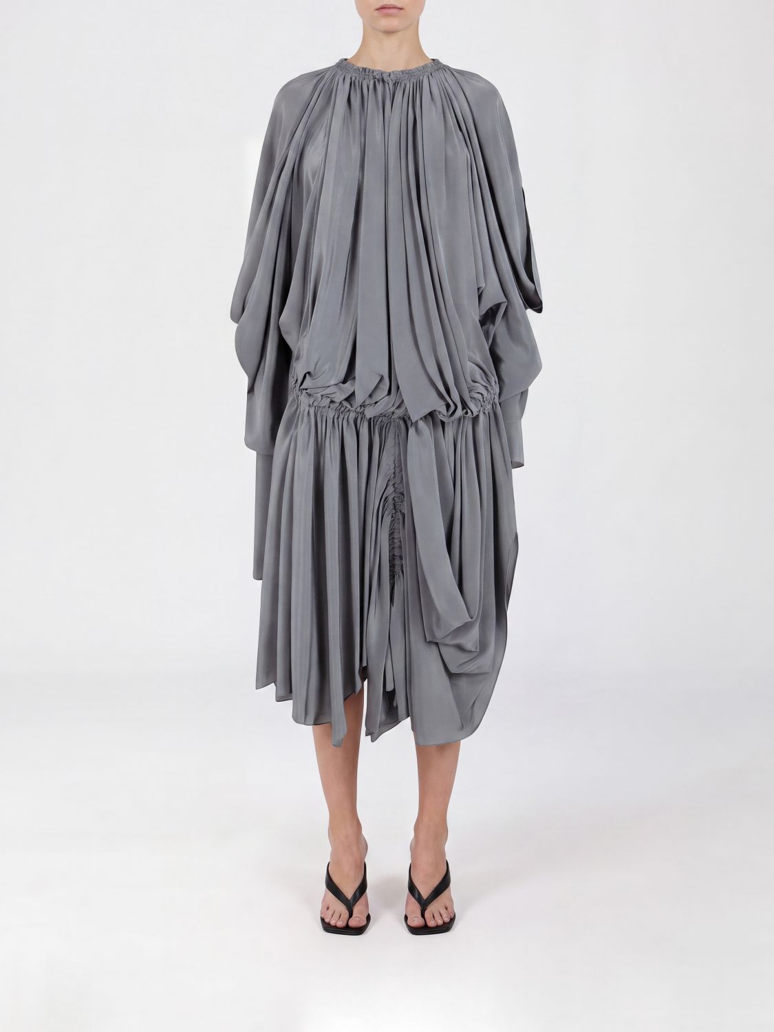 BALMAIN Dress Woman color Green